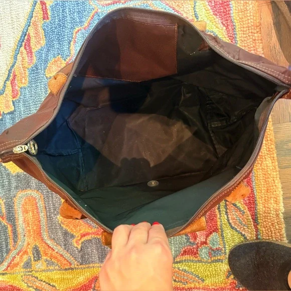 Longchamp Le Pliage Brown Tote Bag - Picture 5 of 6